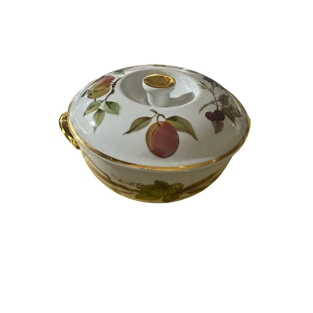Royal Worcester Evesham Round Covered Casserole Freezer Dish